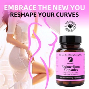 Capsule di Epimedium Biologico Tradizionale Personalizzate per il Rafforzamento di Fianchi e Petto, Estratto di Palma in Capsule Rigide per Adulti - Product Image 2