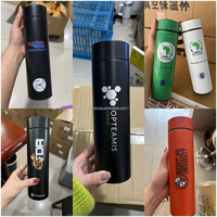 Thermos intelligent de 16 oz avec affichage de la température, bouteille d'eau en acier inoxydable avec logo personnalisé