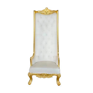 Sillas <span class=keywords><strong>de</strong></span> boda <span class=keywords><strong>de</strong></span> espalda alta para eventos, sillón <span class=keywords><strong>de</strong></span> boda, rey real, Princesa, príncipe, novio, rojo, Hotel, trono, Reina, a la venta - Product Image 3