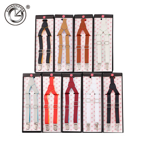 Ceinture Bretelles Femme Classique en PU de Qualité Supérieure, 3 Clips, Accessoire de Mode Décontracté, 1,5 cm, 7 Couleurs, Logo Personnalisé, Vente en Gros - Product Image 1