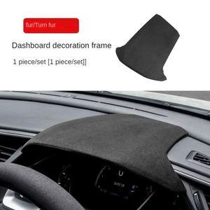 لهوندا سيفيك الجيل العاشر FK7 FK8 SIFC غطاء لوحة القيادة من ألياف الكربون كونسول المركز غطاء جهاز قياس السرعة ملحقات السيارة - Product Image 3