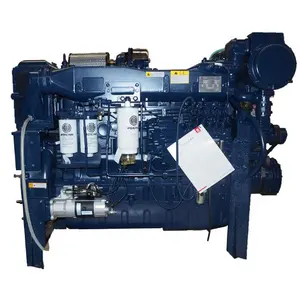 Weichai Marine Dieselmotor WD10C170-15 Waterkoeling 6 Cilinders 126X130Mm Slag 9.736L Elektrische Start Modus