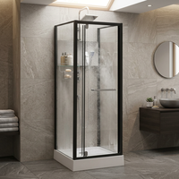 Cabine de douche intelligente avec jets de massage et fonction bain à remous pour maison de luxe
