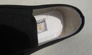 Chaussures en toile à semelles épaisses en caoutchouc, grandes tailles, chaussures de travail pour hommes, chaussures en toile tendance pour la marche - Product Image 4