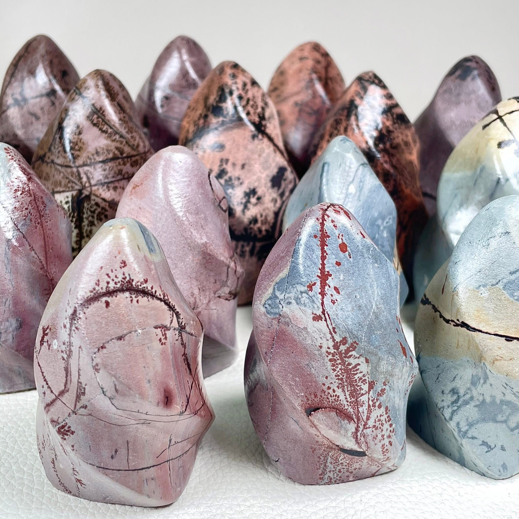 Hot Sale Crystal Crafts Healing Quartz Picture Stone Flame for Home Decoration