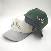 Casquette Hip Hop structurée Logo personnalisé Logo brodé 3D Casquette de baseball à 5 panneaux en coton Casquette snapback Casquette de camionneur