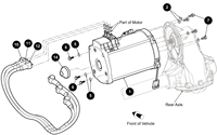 Moteurs triphasés AC MAHLE 30V / 5.0kW AMT7320