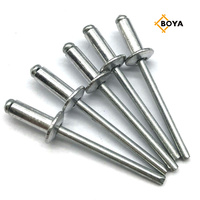 Venta al por mayor de remaches ciegos de extremo abierto de aluminio/acero, remaches ciegos de extremo abierto 4.8X16mm