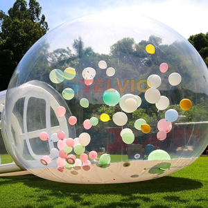 Fiesta infantil 4m <span class=keywords><strong>Casa</strong></span> de diversión Gigante Claro Cúpula inflable Tienda de burbujas Transparente Impermeable Globos de burbujas <span class=keywords><strong>Casa</strong></span> en <span class=keywords><strong>alquiler</strong></span> - Product Image 2