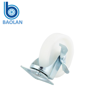 جودة عالية متينة 2 4 بوصة مسطحة عالمية دوارة عربة صناعة العجلات أحجام بلاستيكية قابلة للتخصيص للمستشفيات - Product Image 1