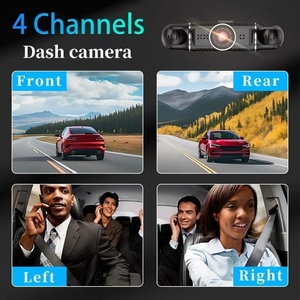 Nueva Cámara para Auto W2 de 4 Canales 1080P con WiFi, GPS y Pantalla de 3 Pulgadas, DVR Delantera, Trasera e Interior para Vehículo - Product Image 3