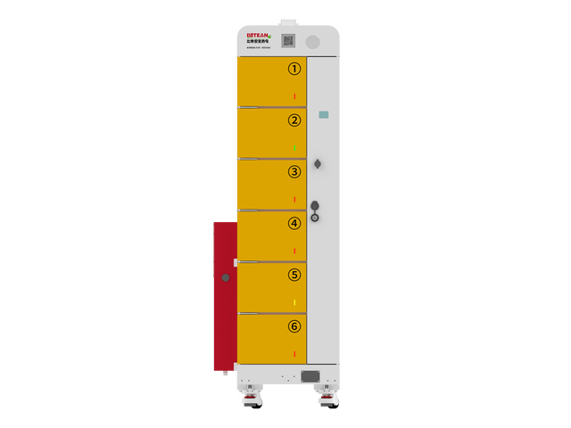 Smart 6-Slot Outdoor Battery Swap Station IoT Lithium Battery Swapping Cabinet EV Battery Charging Exchange Cabinet