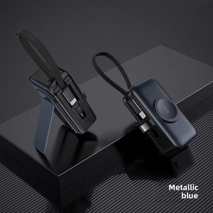 5000mAh 22.5W Power Bank Built-in <b>Type</b>-<b>C</b> <b>Cable</b> Wireless Powerbanks Portable Powerbank 5000mAh Magnetic Wireless Powerbanks - Product Image 5