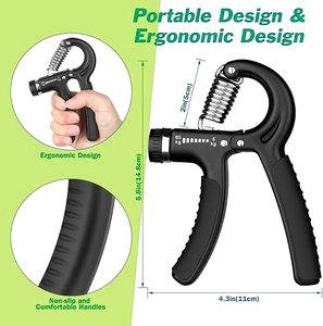 Renforçateur <span class=keywords><strong>de</strong></span> force <span class=keywords><strong>de</strong></span> préhension réglable professionnel, vente en gros, entraînement musculaire des doigts et des bras pour hommes, équipement <span class=keywords><strong>de</strong></span> fitness pour les mains, entraîneurs <span class=keywords><strong>de</strong></span> force - Product Image 2