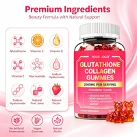 Complément alimentaire à base de pectine, collagène hydrolysé, vitamine C, saveur cerise, glutathion, gommes au collagène
