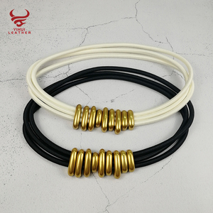 Ceintures élastiques <span class=keywords><strong>pour</strong></span> filles, ceintures à chaîne extensibles punk, ceintures à chaîne en métal doré <span class=keywords><strong>pour</strong></span> femmes - Product Image 2