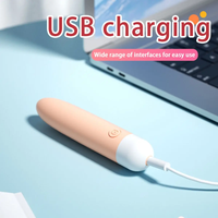 10 Modi USB-Aufladbarer Mini-Vibrator G-Punkt-Stimulator Klitoris Erotischer Weiblicher Masturbator Vibrator Sexspielzeug für Frauen Erwachsene 18+