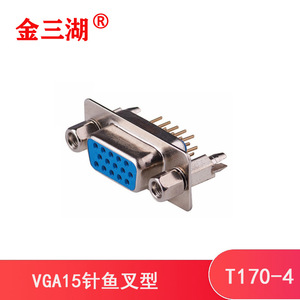 ขั้วต่อ D-Sub รุ่น T170-4 แบบ 15 พิน ตัวเมีย แบบมุมฉาก - Product Image 2