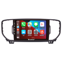 Pour KIA KX5 Sportage R 2016-2018 Noir 9 Pouces Autoradio Double DIN Octa-Core Quad Stéréo GPS Navigation Android