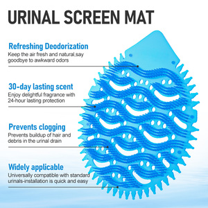 SAIGE Long Last Scented Custom Printed <span class=keywords><strong>Urinal</strong></span> Bildschirme Deodorant Panta llas Urinarias für Toilette Orange <span class=keywords><strong>Urinal</strong></span> <span class=keywords><strong>Screen</strong></span> Mat - Product Image 4