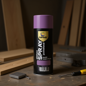 Vernice Spray Multisuperficie 200ml Viola Chiaro per Metallo, Legno e Artigianato - Product Image 2