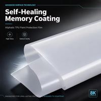 Film de protection de peinture pour voiture en polycarbonate 100% anti-jaunissement avec garantie de 15 ans, film PCU PPF de base