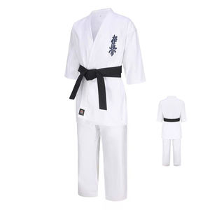 Uniforme de karaté durable et personnalisable, vêtements de sport de karaté Kyokushin pour adultes et enfants, costume d'arts martiaux avec marque OEM - Product Image 2