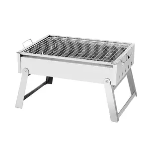 Roestvrijstalen Bbq Opvouwbare Draagbare Houtskool Barbecue S Bbq Tools Opvouwbare Outdoor Camping Reis Tool