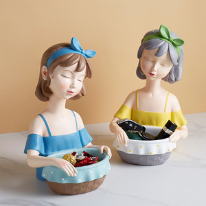 Nord Europa bella ragazza creativa portico chiave reception arredamento <span class=keywords><strong>soggiorno</strong></span> per la casa tavolo da tè decorazione della tavola - Product Image 1