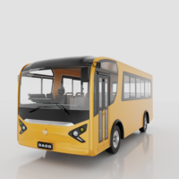 DAOD Nouveau Mini-Bus Électrique Sûr avec Batterie au Lithium Fer Phosphate, Sièges Personnalisables, Autonomie 80-350km, Conduite à Gauche/Droite, 45-90 Places