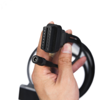 Cable de Extensión OBD2 de 16 Pines Macho a Hembra J1962, Cable de Diagnóstico OBDII para Escáner Nanhua Tengchang Huayan, Estación de Inspección