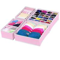Boîte de rangement compartimentée de type tiroir de bureau pour soutien-gorge sous-vêtements chaussettes forme rectangulaire