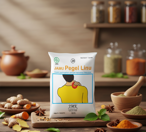 Bebida Herbal JMK 7gr para el Alivio de las Articulaciones y Músculos, elaborada con hierbas indonesias, ayuda a reducir los dolores musculares, apoya la relajación y el bienestar diario. - Product Image 1