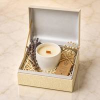 Boîte cadeau artisanale de forme irrégulière avec couvercle sur mesure, emballage rigide en papier de luxe pour parfum, bougie, bijoux, cadeaux haut de gamme