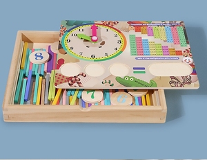 Suministros para Educación en Casa y Jardín de Infancia, Manipulativos, Bloques de Conteo, Palitos Numéricos, Caja de Actividades - Product Image 6