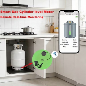 เครื่องวัดระดับอัลตราโซนิกแบบไร้สัมผัส LPG2412-ESP สำหรับถังแก๊ส LPG โพรเพน และถังน้ำ ใช้ในบ้าน - Product Image 1