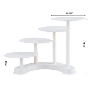 Soporte Redondo de 4 Niveles para Tartas, Plato para Servir Cupcakes, Soporte para Tartas de Boda, Herramientas para Tartas de Fiesta - Product Image 3
