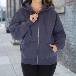 Sudadera con Capucha para Mujer de la Mejor Calidad 2021, Ecológica, de Algodón/Bambú, Tejido de Punto Personalizable, Manga Larga, Secado Rápido - Product Image 3