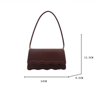 Nouveau sac tendance couleur bonbon, sac bandoulière mode pour femme, sac à main en cuir PU avec fermeture à bouton