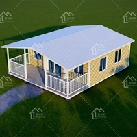 Unité médicale préfabriquée entièrement équipée de structure métallique mobile minuscule extensible dans des maisons préfabriquées