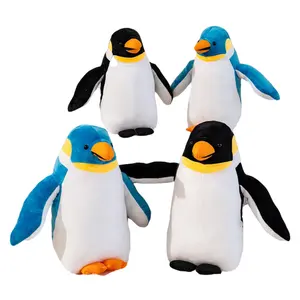 Nuevos y Lindos juguetes de animales de peluche suaves, animales del océano, modelo de pingüino, juguetes para niños, oso de peluche personalizado, piel de juguete de peluche