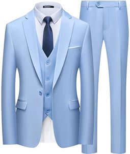 Vêtements pour hommes Fabricant de costumes pour hommes Veste Nouveau style 2026 Vente en gros Ensemble de costumes d'affaires 3 pièces Costumes de <span class=keywords><strong>mariage</strong></span> - Product Image 2