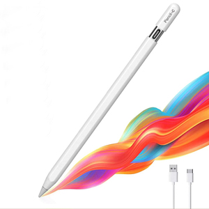 Penna Stilo Attiva USB-C per <span class=keywords><strong>iPad</strong></span>, Precisione Pixel Perfect, Stilo Attivo in Metallo con Sensibilità all'Inclinazione e Palm Rejection, Progettata per <span class=keywords><strong>Apple</strong></span> - Product Image 1