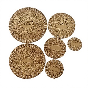 Sous-verre en fibre de coco naturelle, fait main, très absorbant, écologique, pour tasses et mugs, taille personnalisée, Vietnam - Product Image 1