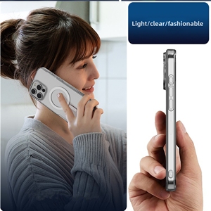 Custodia per telefono cellulare antiurto originale in TPU + PC con ricarica magnetica magnetica di lusso per <span class=keywords><strong>iPhone</strong></span> 16 15 14 Pro <span class=keywords><strong>Cover</strong></span> Max - Product Image 6