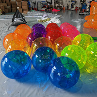 Grande boule transparente décorative de sphères boule de PVC boule claire gonflable pour la décoration de partie
