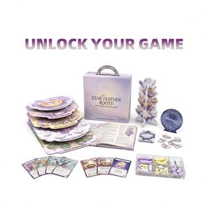 Jeu de société Star Feather Roost, jeu de puzzle en carton éducatif et amusant pour toute la famille, avec impression couleur et coins ondulés - Product Image 2