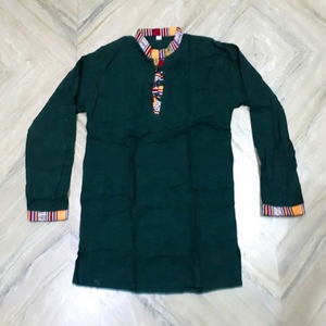 Kurta de Algodón LAXMANS con Estampados de Mantras Hindúes de Nepal, de la India, Unisex, Servicio OEM, Venta al Por Mayor - Product Image 1