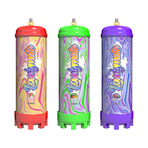 Cilindro de CO2 de alta presión con color y logotipo personalizados para decoración de panaderías y cafeterías. - Product Image 1