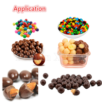 Pulvérisateur rotatif automatique de 50 litres pour l'industrie alimentaire, petite machine de pulvérisation électrique pour chocolat liquide couleur cacao